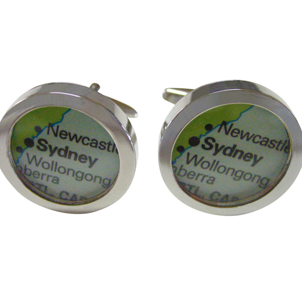 Sydney Australia Map Cufflinks